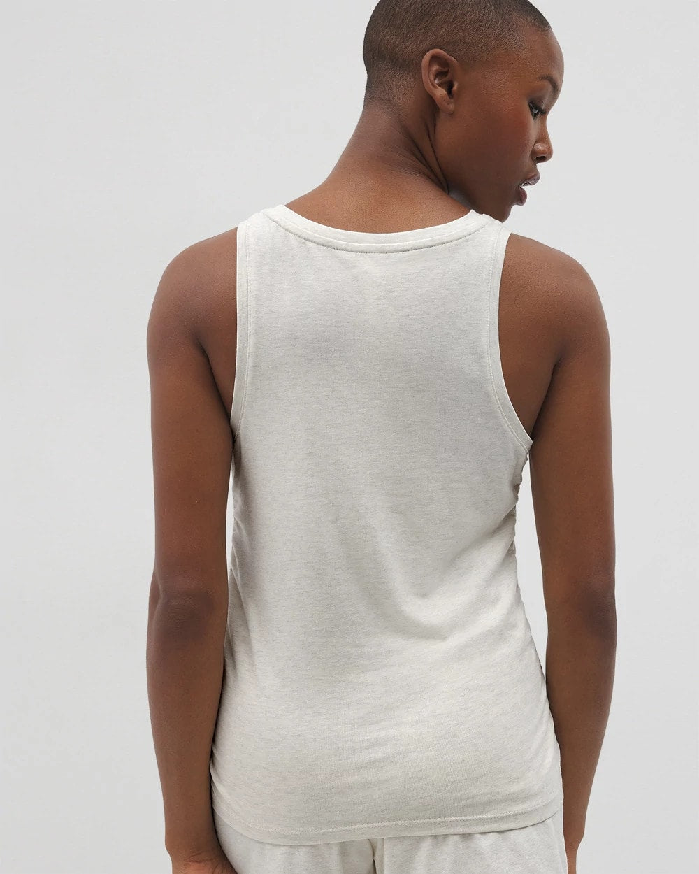 Soma / Ruched Pajama Tank HEATHER CRYSTAL