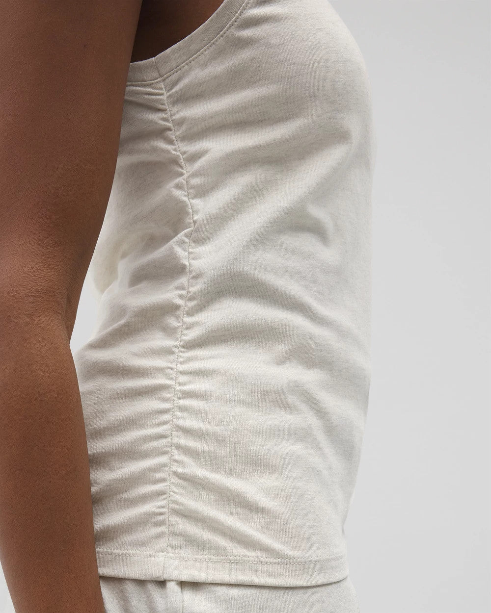 Soma / Ruched Pajama Tank HEATHER CRYSTAL