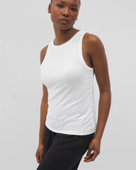 Soma / Ruched Pajama Tank OPTIC WHITE