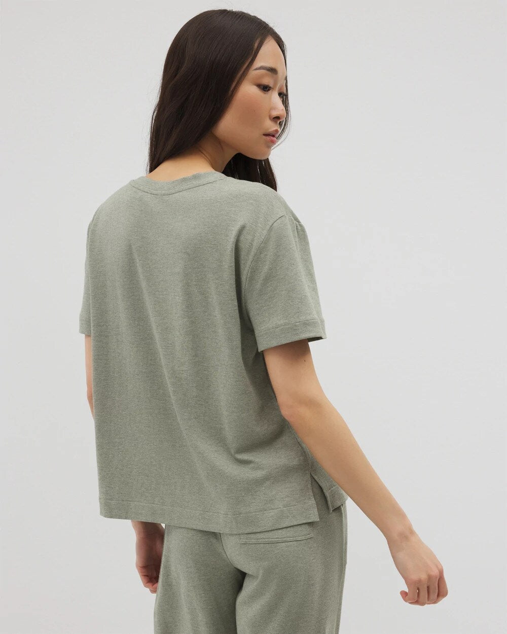 Soma / Short-Sleeve Pocket Pajama Tee HEATHER HIGHLANDS