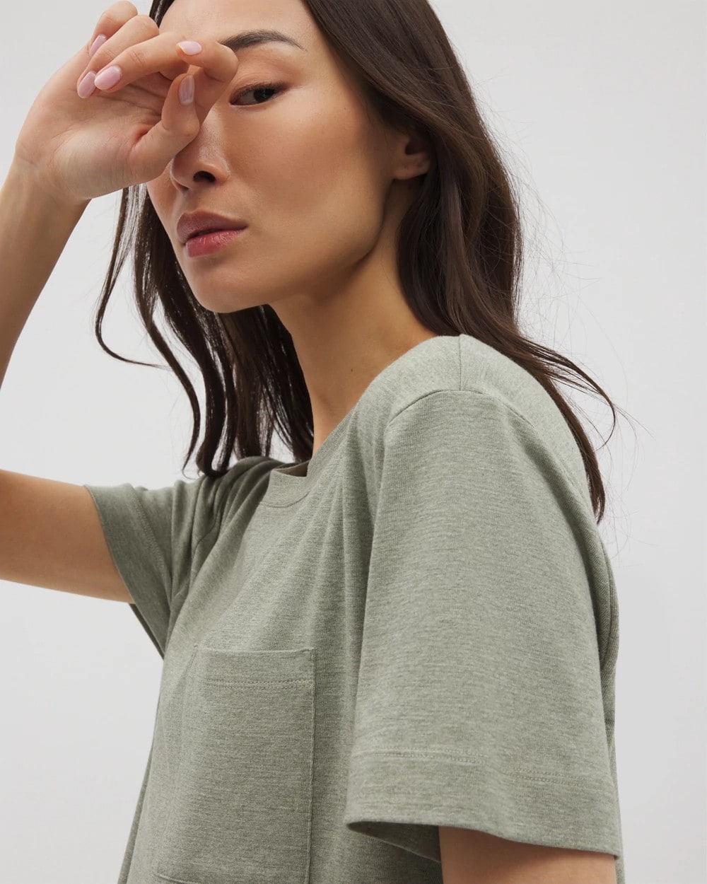 Soma / Short-Sleeve Pocket Pajama Tee HEATHER HIGHLANDS