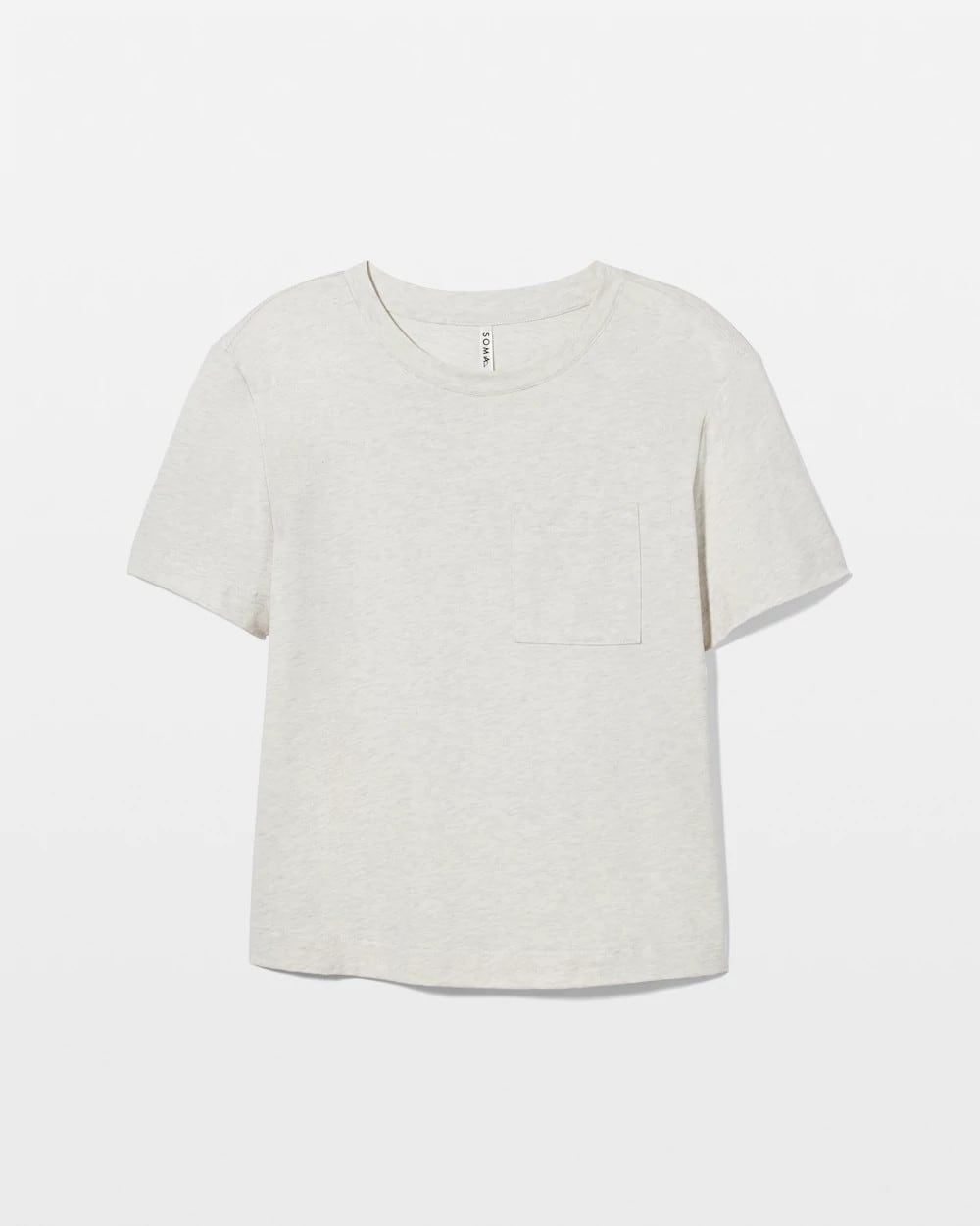 Soma / Short-Sleeve Pocket Pajama Tee HEATHER CRYSTAL