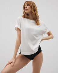 Soma / Short-Sleeve Pocket Pajama Tee OPTIC WHITE