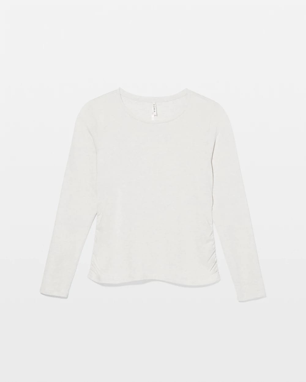 Soma / Ruched Long Sleeve Pajama Tee HEATHER CRYSTAL