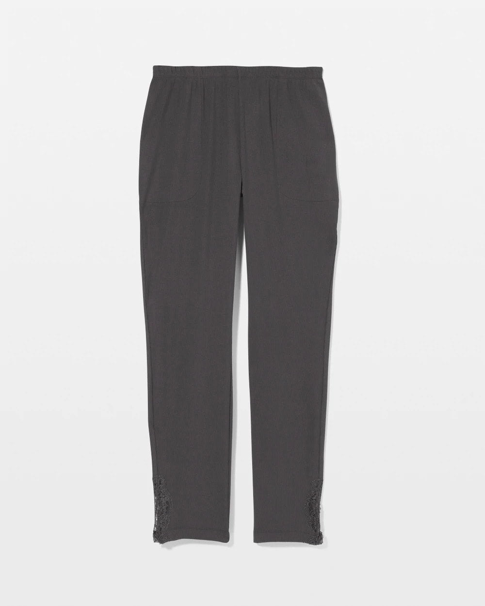 Soma / Rib Ankle Pajama Pants DARK EVERGLADE