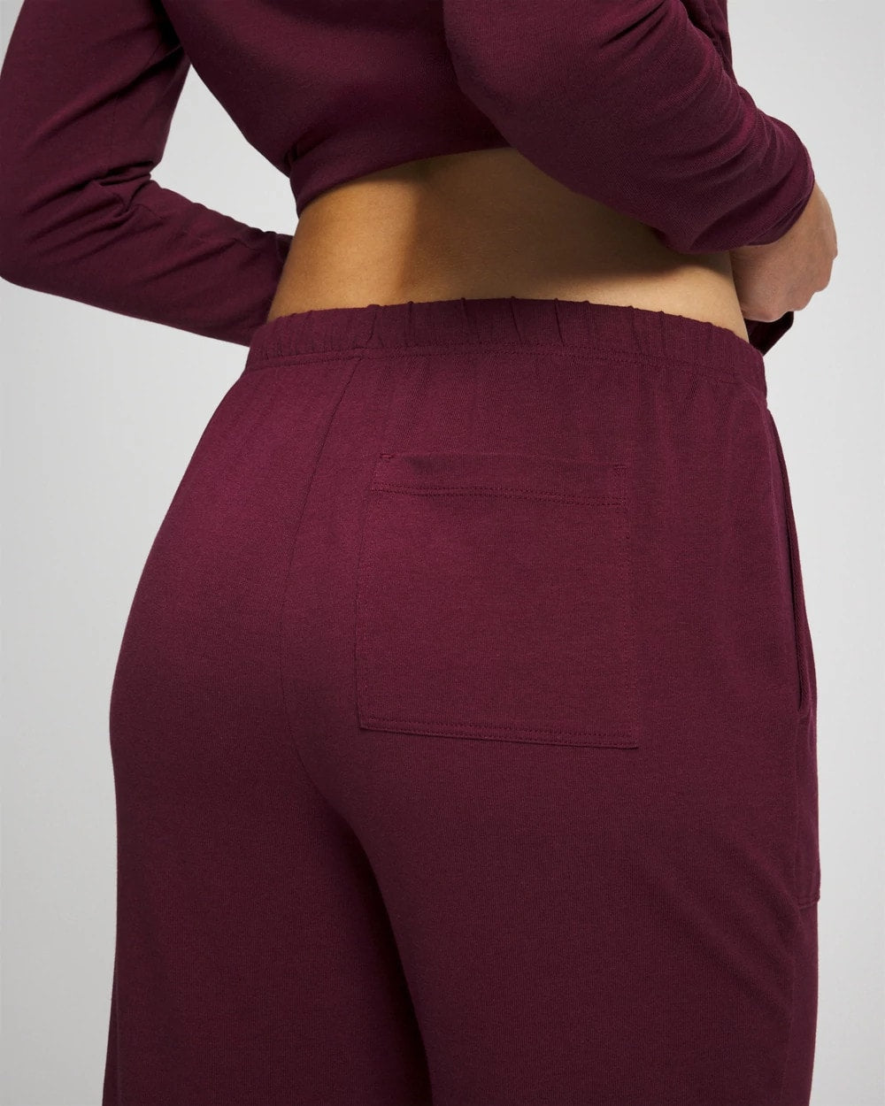 Soma / Crop Pajama Pants VELVET PLUM