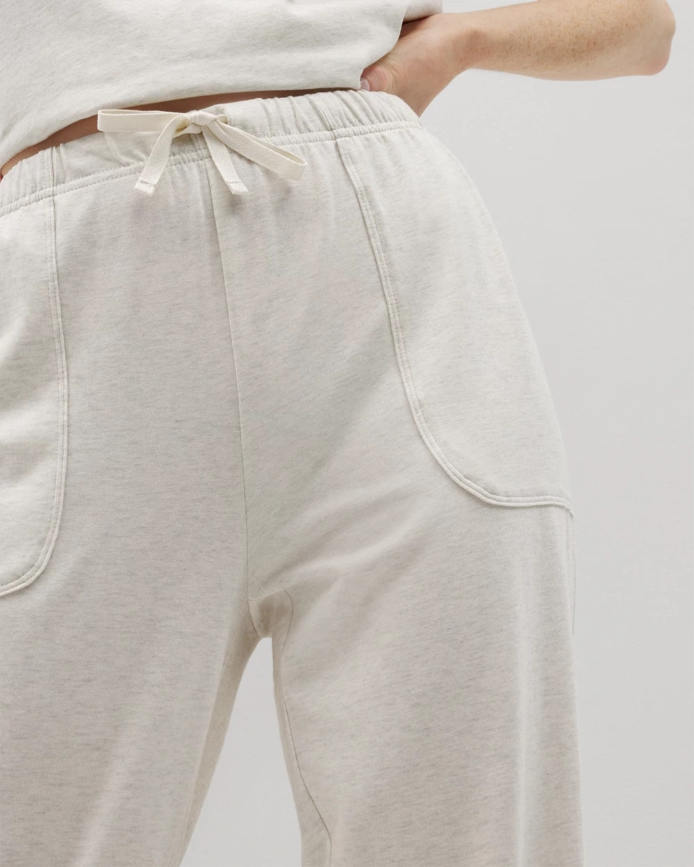 Soma / Crop Pajama Pants HEATHER CRYSTAL