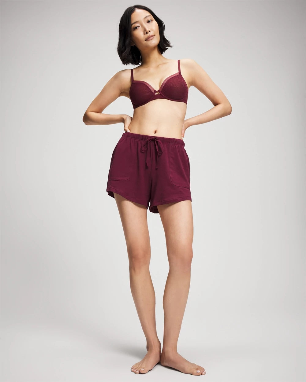 Soma / Pajama Shorts VELVET PLUM