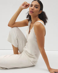 Soma / Henley Jumpsuit HEATHER CRYSTAL
