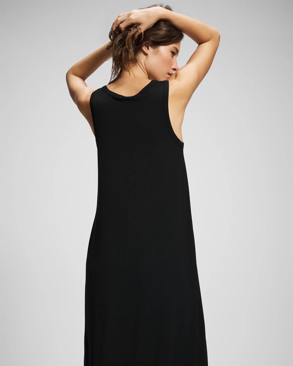 Soma / Long Tank Sleepshirt BLACK