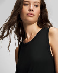 Soma / Long Tank Sleepshirt BLACK