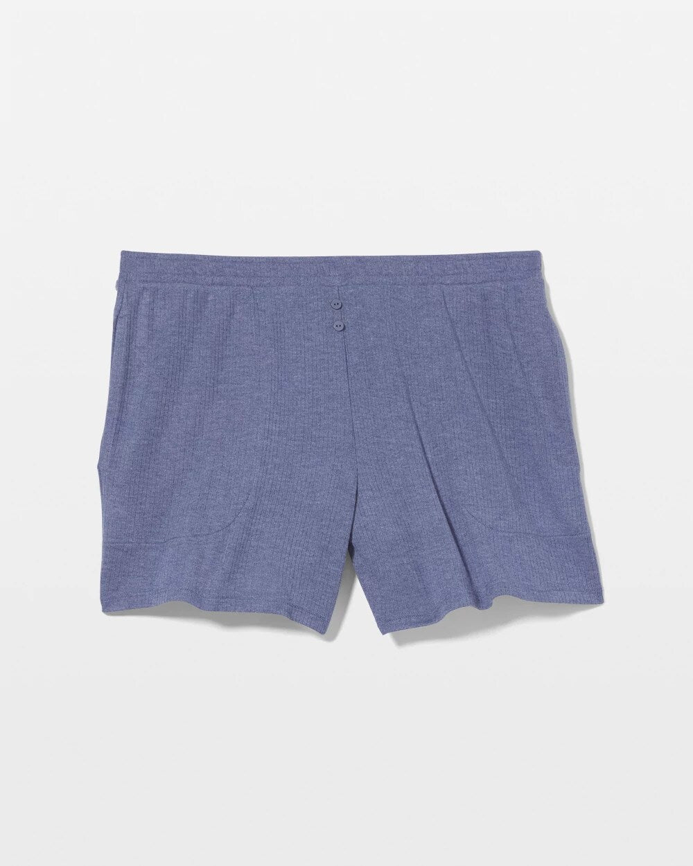 Soma / Lightweight Rib Knit Pajama Shorts HEATHER DUSK