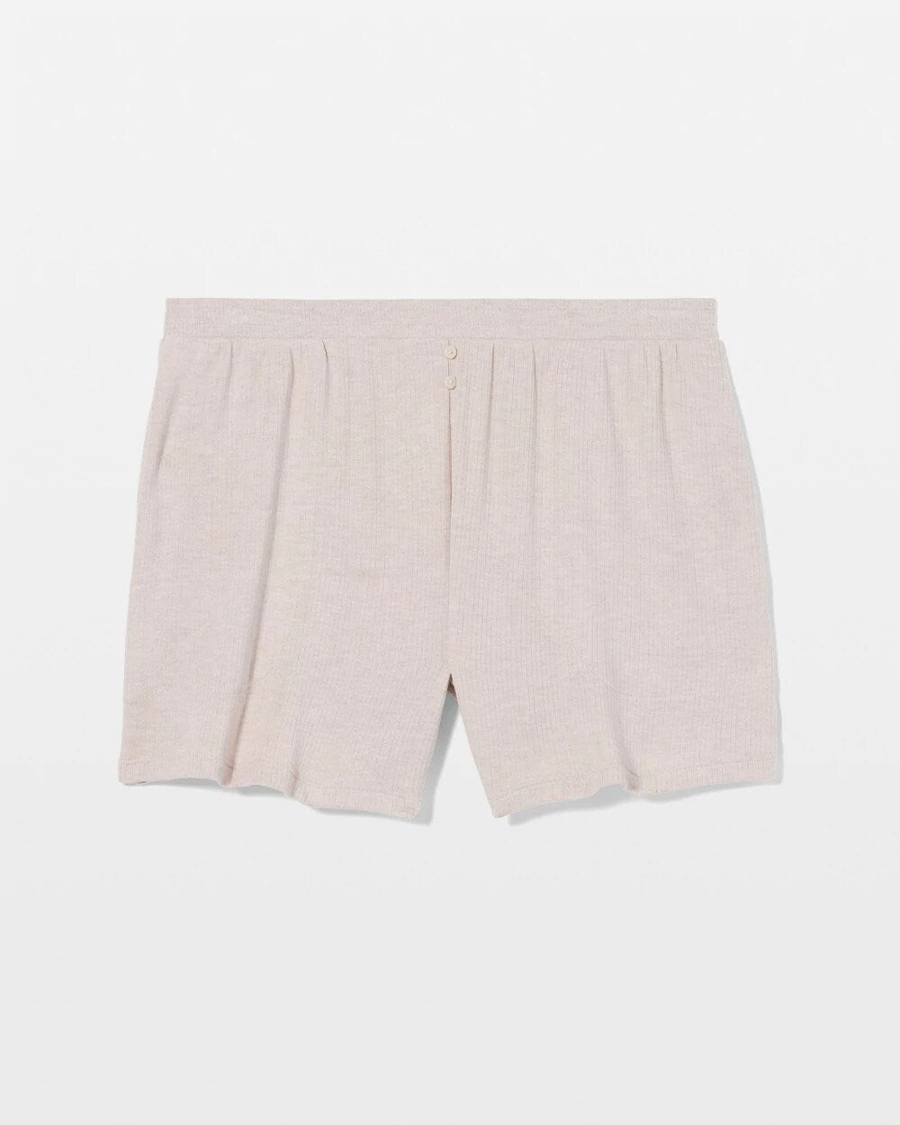Soma / Lightweight Rib Knit Pajama Shorts HEATHER BARELY THERE