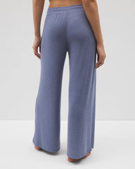 Soma / Lightweight Rib Knit Wide Leg Pajama Pants HEATHER DUSK