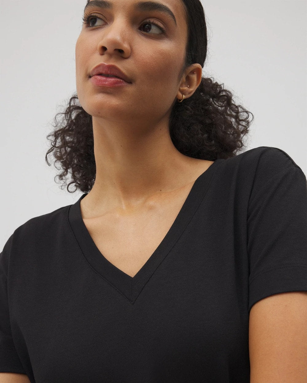 Soma / Short-Sleeve Sleepshirt BLACK