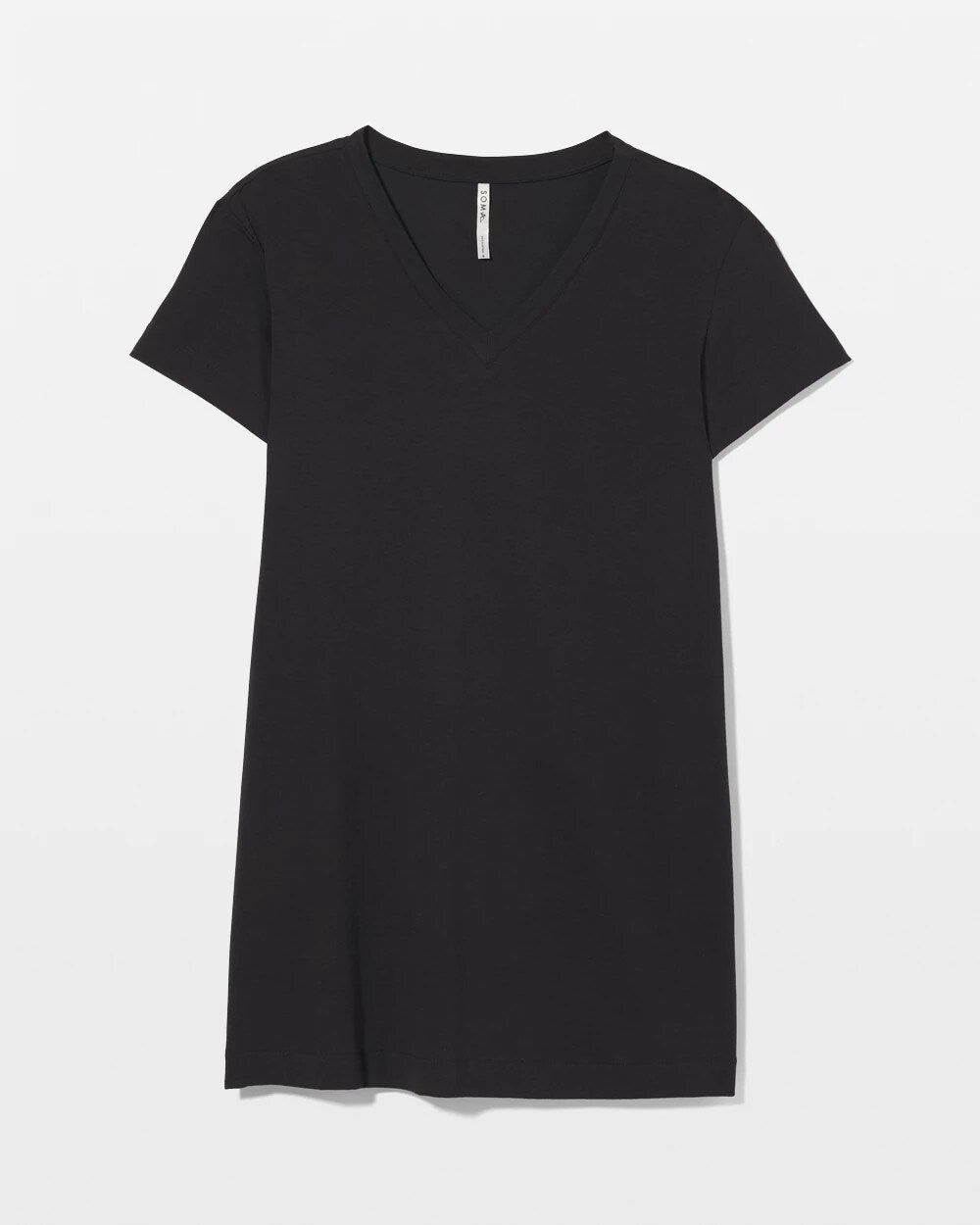 Soma / Short-Sleeve Sleepshirt BLACK