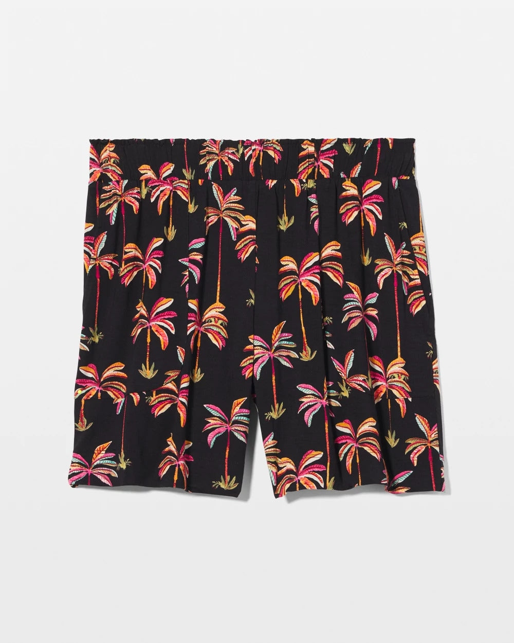 Soma / Long Pajama Shorts SHAKE YOUR PALM PALMS BLK