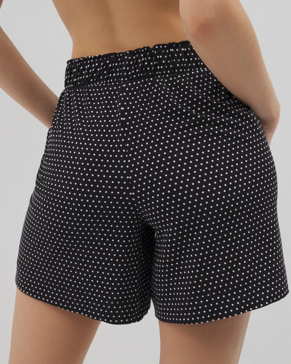 Soma / Long Pajama Shorts THOUGHTFUL DOT BLACK
