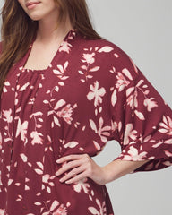 Soma / Pajama Cardi BUDDING ROMANCE VERMILL