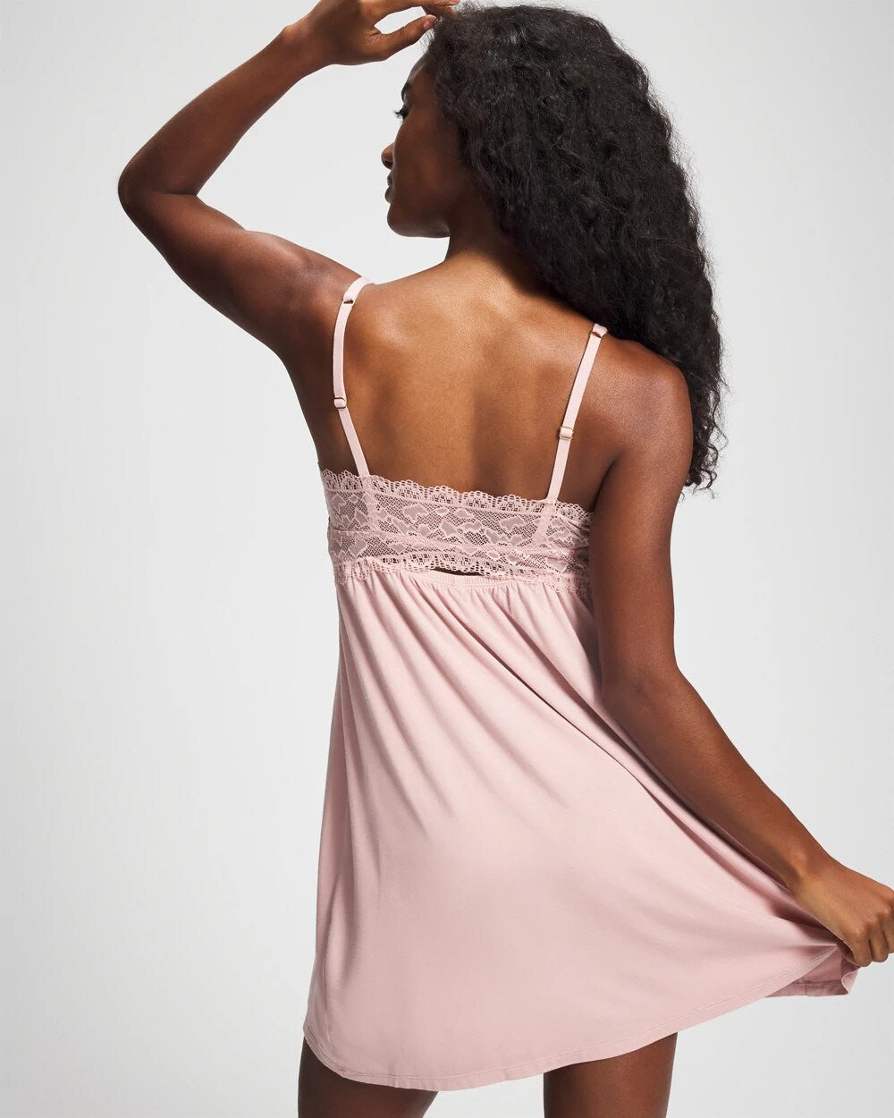 Soma / Soft Support Lace Chemise VINTAGE PINK