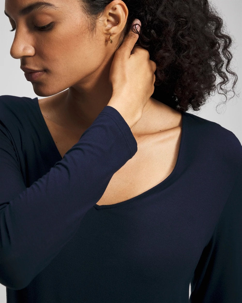 Soma / Long-Sleeve Pajama Top NIGHTFALL NAVY