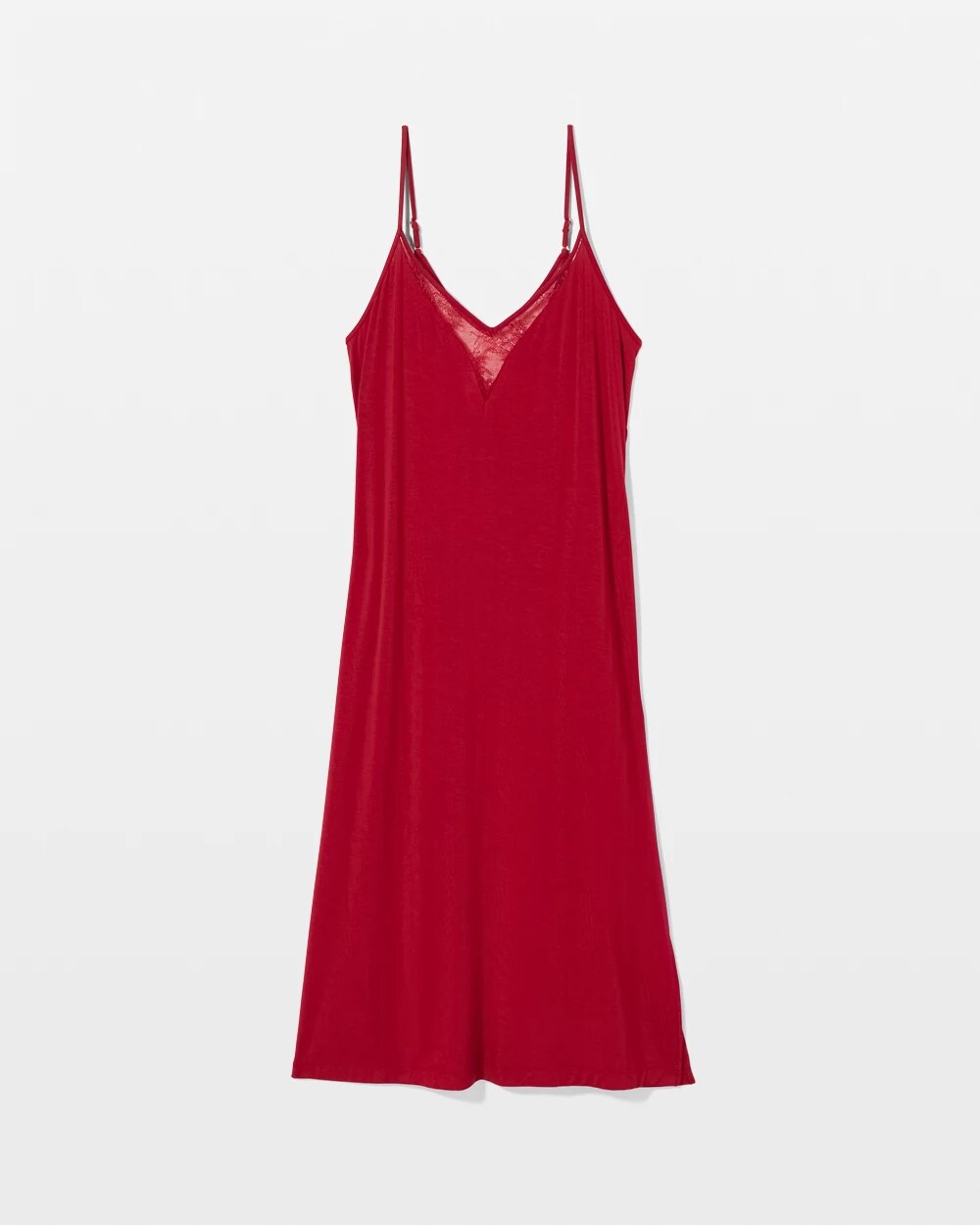 Soma / Lace Midi Nightgown PAINT THE TOWN RED
