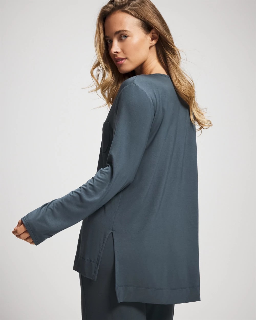 Soma / Long Sleeve Pajama Tee PETROL