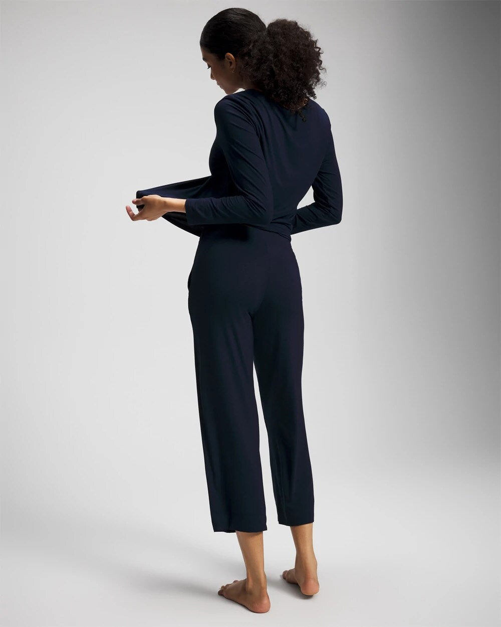Soma / Cropped Pajama Pants NIGHTFALL NAVY