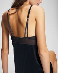 Soma / Soma’s Sexiest Luster Knit Embroidered Chemise MIDNIGHT SKIES