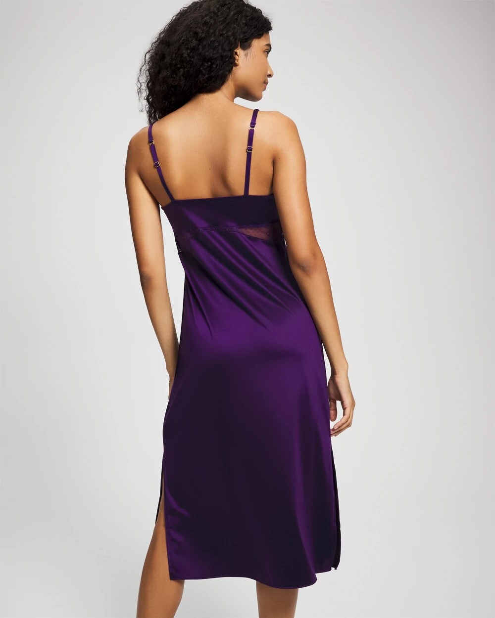 Soma / Lace Midi Nightgown MAJESTIC PURPLE