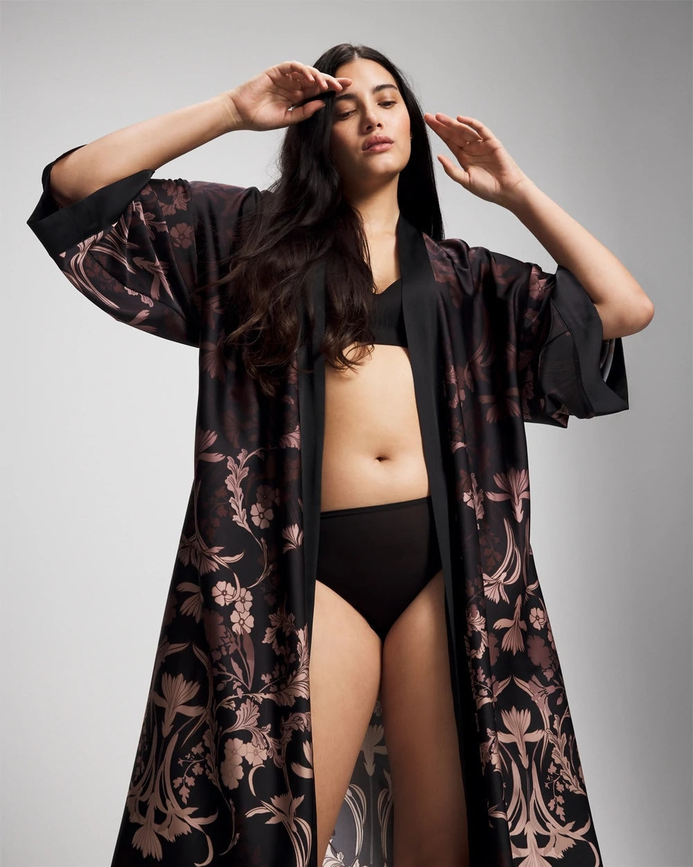 Soma / Long Robe SAVANNA DAMASK BDR