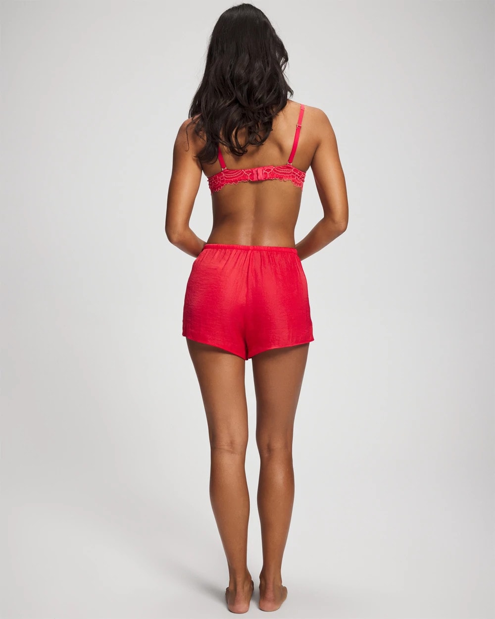 Soma / Lace Trim Pajama Short HEARTS DESIRE