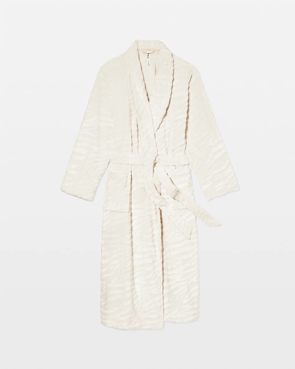 Soma / Textured Plush Long Robe CHAMPAGNE DREAMS