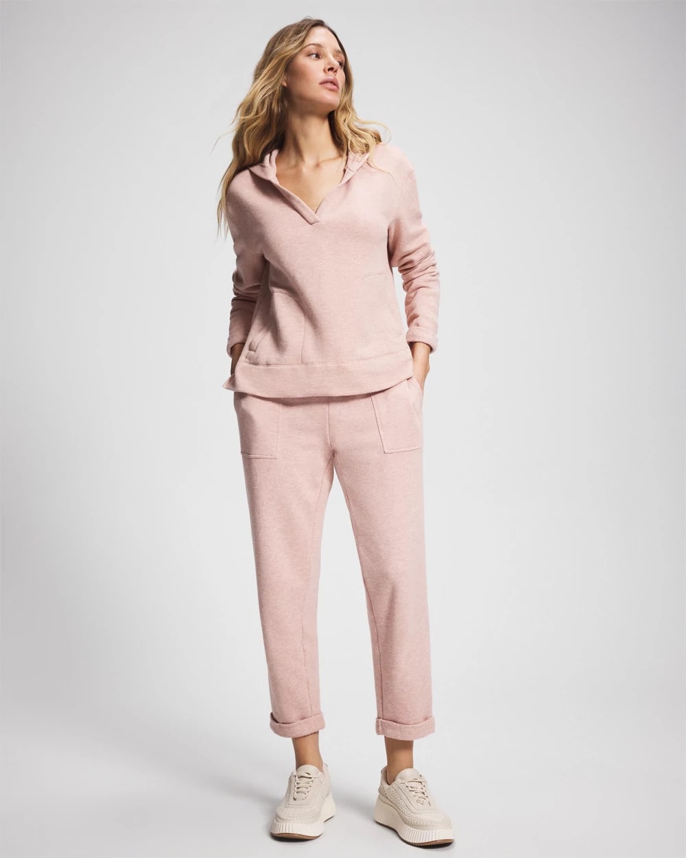 Soma / Cropped Pants HEATHER CLAY