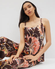 Soma / Double Strap Pajama Cami PARROT-DISO PLUME G FR