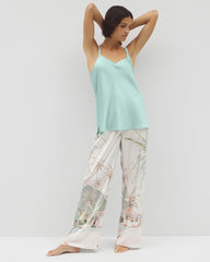 Soma / Double Strap Pajama Cami HARBOR GREEN
