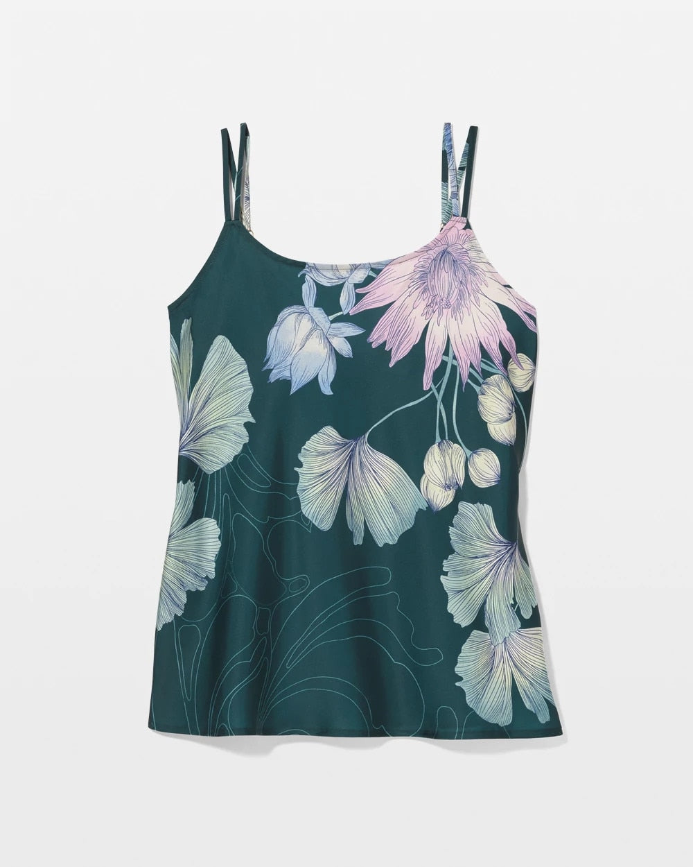 Soma / Double Strap Pajama Cami HAVEN BOTANICAL P DRK SEA