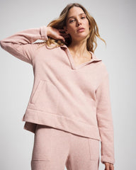 Soma / Cotton Terry Hoodie HEATHER CLAY