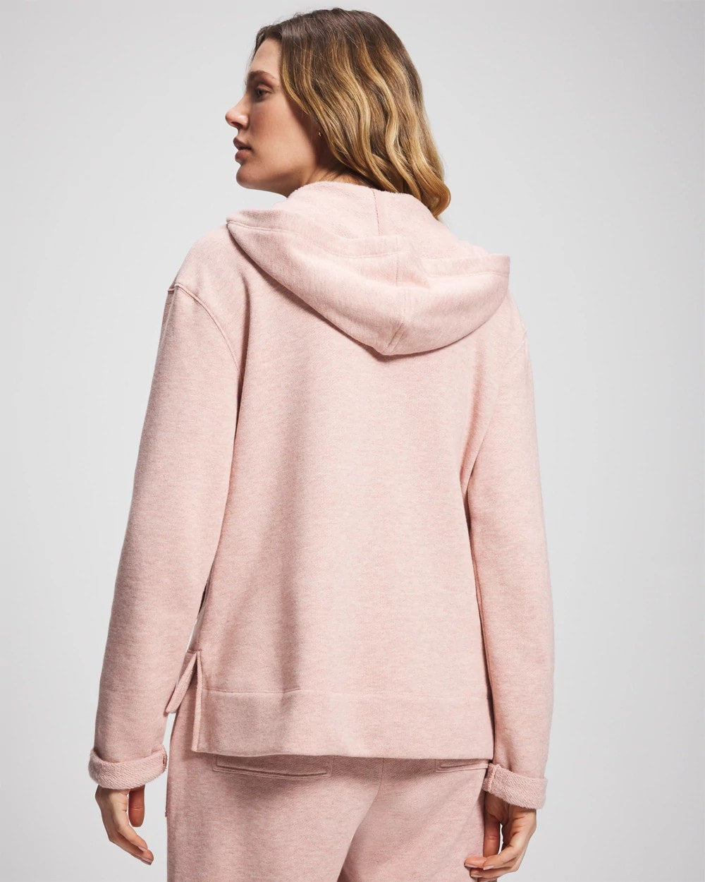 Soma / Cotton Terry Hoodie HEATHER CLAY