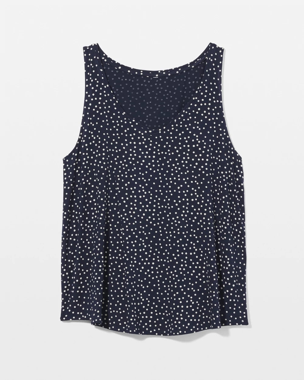 Soma / Printed V-Neck Pajama Tank DOT OBSESSED NAVY