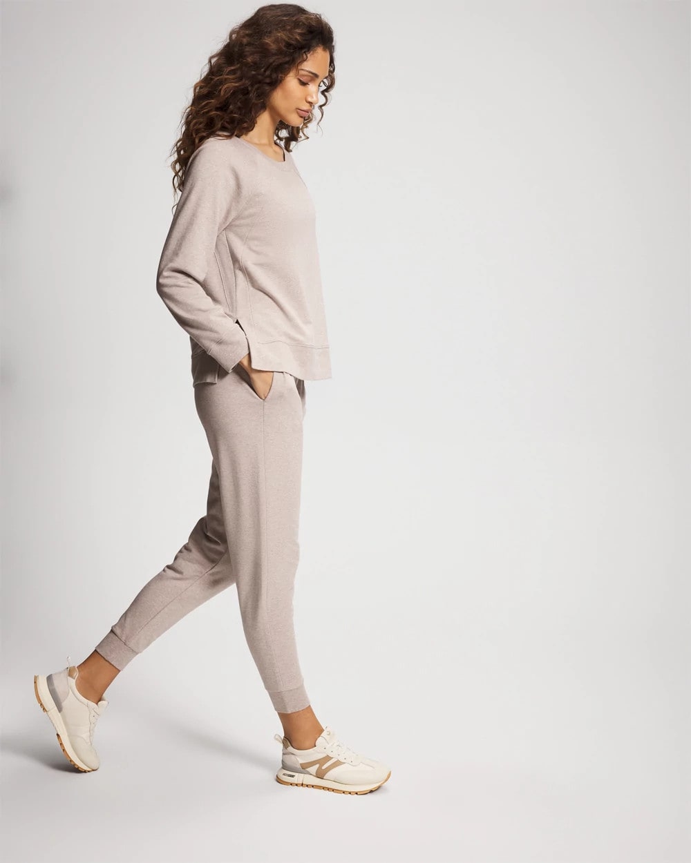 Soma / Essential Terry Jogger HEATHER MINK