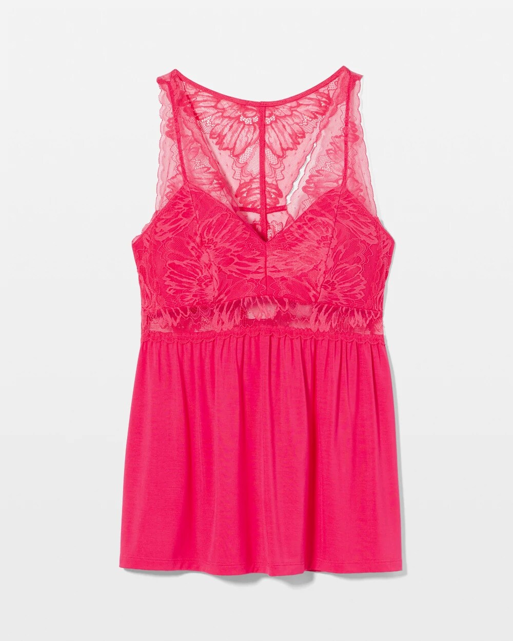 Soma / Soft Support Lace Pajama Cami PERFECT PINK