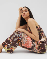 Soma / Piped Pajama Pant PARROT-DISO PLUME G FR