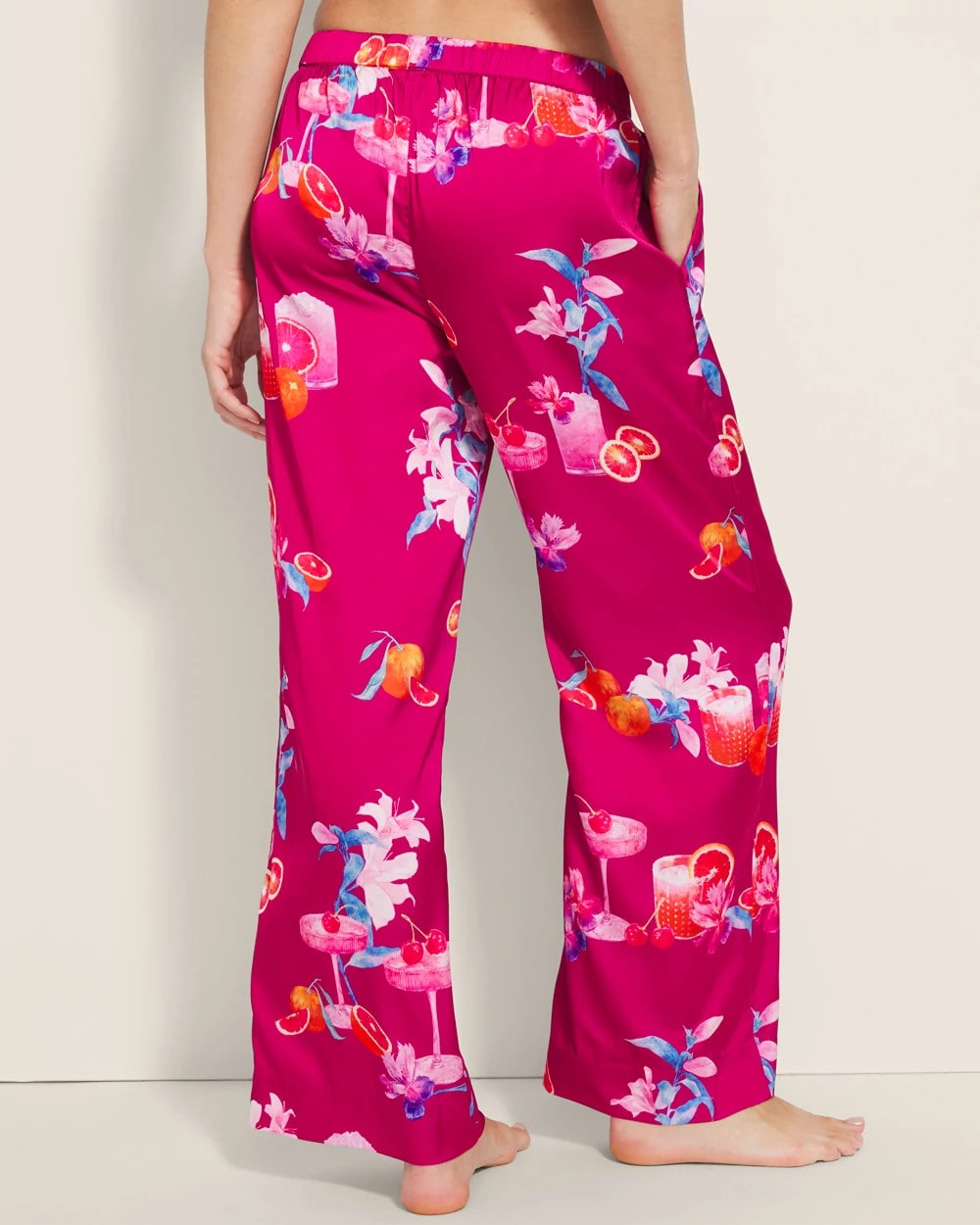 Soma / Piped Pajama Pant ORANGE YOU GLAD PINK COSM