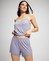 Soma / Pointelle Pajama Short LAVENDER CLOUD