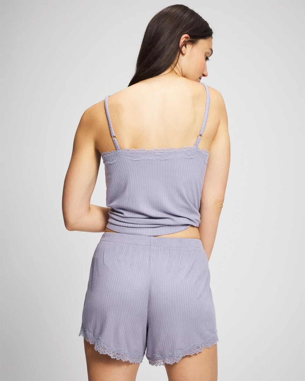 Soma / Pointelle Pajama Short LAVENDER CLOUD