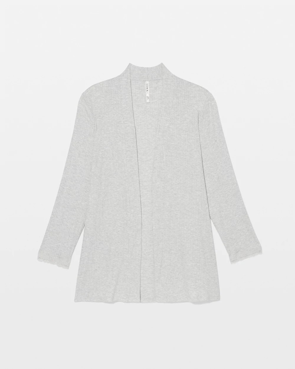 Soma / Pointelle Pajama Cardi HEATHER FROST