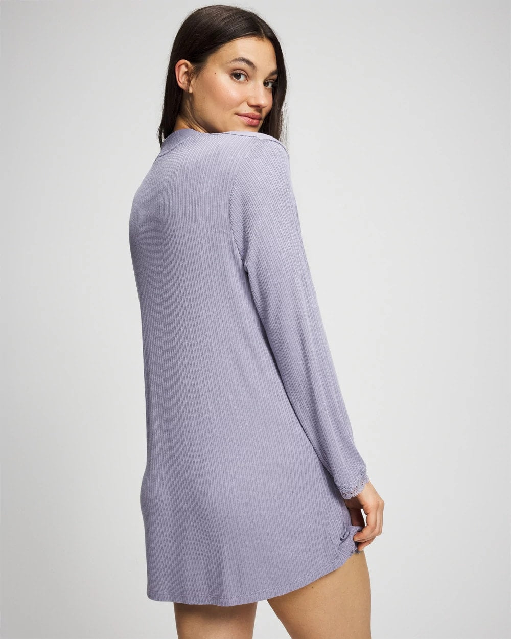 Soma / Pointelle Pajama Cardi LAVENDER CLOUD