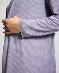 Soma / Pointelle Pajama Cardi LAVENDER CLOUD