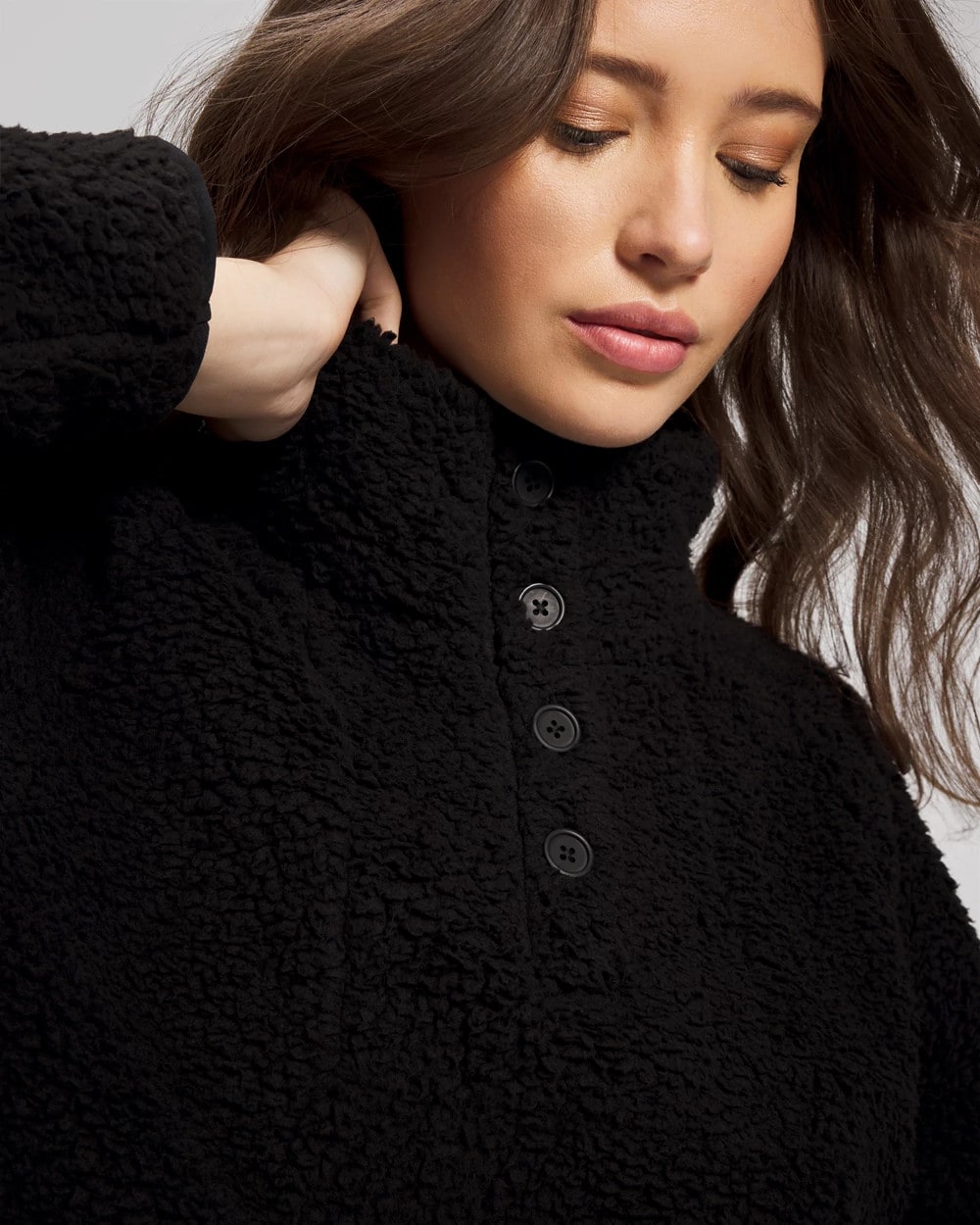 Soma / Sherpa Pullover BLACK